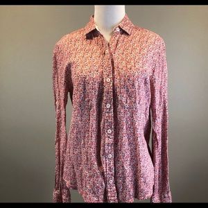 Anthropologie Holding Horses floral button down